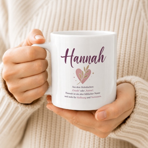 Tasse »Hannah – Gnade & Hoffnung«