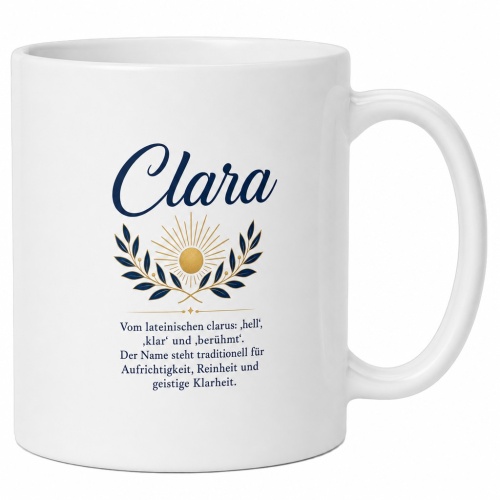 Tasse »Clara – Bedeutung &...