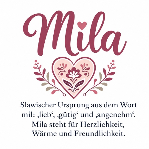 Tasse »Mila – Herzlichkeit &...