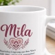 Tasse »Mila – Herzlichkeit & Freundlichkeit«