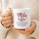 Tasse »Mila – Herzlichkeit & Freundlichkeit«