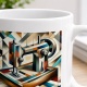 Tasse »Die Kunst des Nähens - Kubismus«