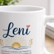 Tasse »Leni Namensbedeutung & Sonnen-Motiv«