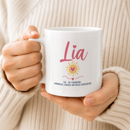 Tasse »Lia – Die Strahlende«