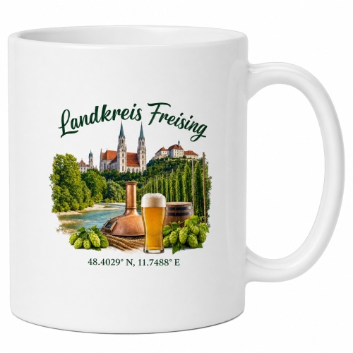Tasse »Landkreis Freising«