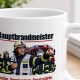 Tasse »Hauptbrandmeister – Routine. Verantwortung. Einsatzstärke.«