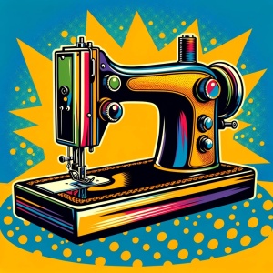 Tasse "Die Kunst des Nähens - PopArt"