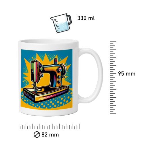 Tasse »Die Kunst des Nähens - PopArt«