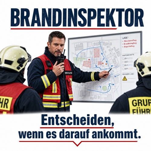 Tasse »Brandinspektor – Entscheiden, wenn es...