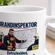 Tasse »Brandinspektor – Entscheiden, wenn es darauf ankommt«