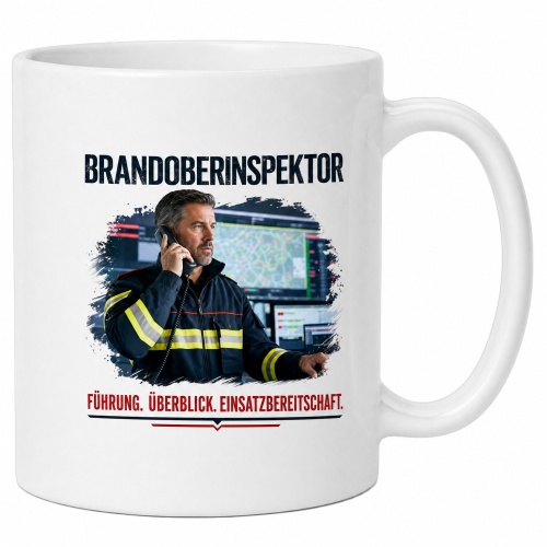 Tasse »Brandoberinspektor – Führung....