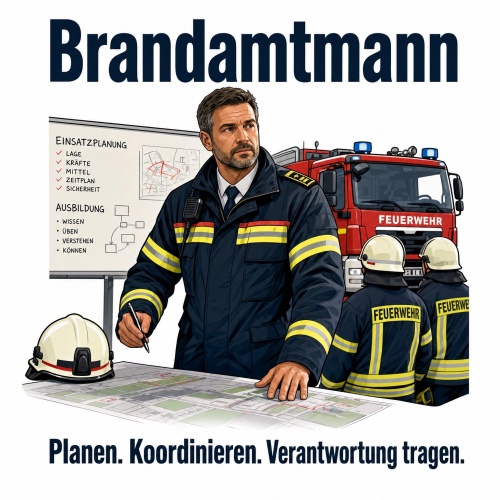 Tasse »Brandamtmann – Planen. Koordinieren....