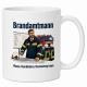 Tasse »Brandamtmann – Planen. Koordinieren. Verantwortung tragen.«