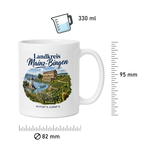 Tasse »Landkreis Mainz-Bingen«