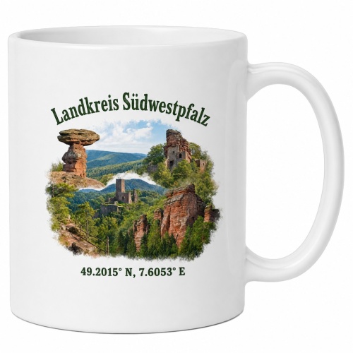 Tasse »Landkreis Südwestpfalz«