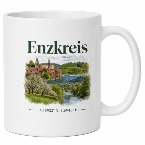 Tasse »Enzkreis – Natur & Kultur«