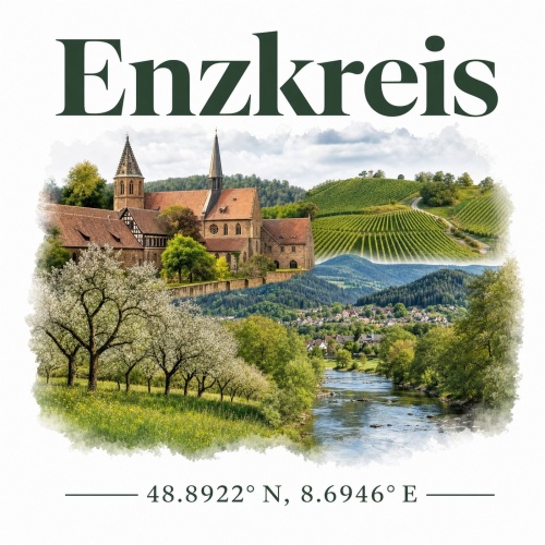Tasse »Enzkreis – Natur & Kultur«