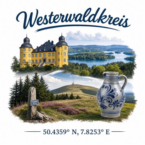 Tasse »Westerwaldkreis –...