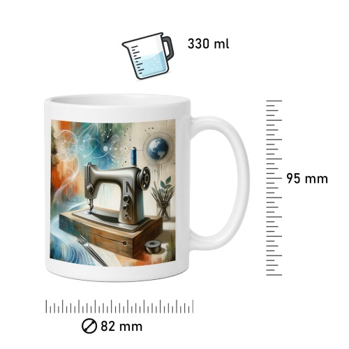 Tasse »Die Kunst des Nähens - Contemporary Art«