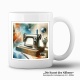 Tasse "Die Kunst des Nähens - Contemporary Art"