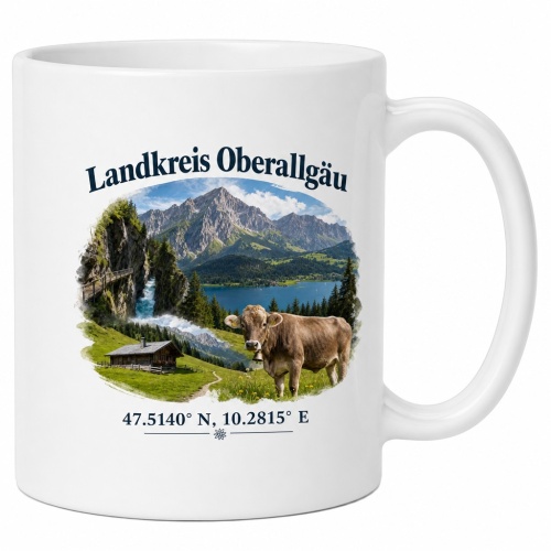 Tasse »Landkreis Oberallgäu«