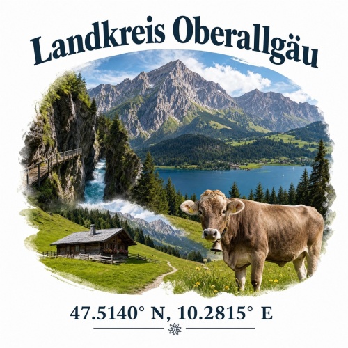 Tasse »Landkreis Oberallgäu«