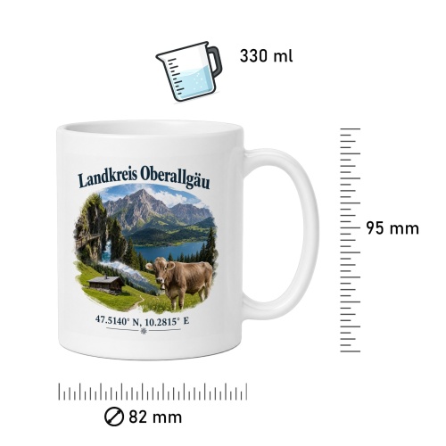 Tasse »Landkreis Oberallgäu«