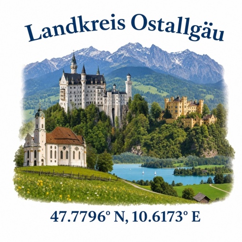 Tasse »Landkreis Ostallgäu«