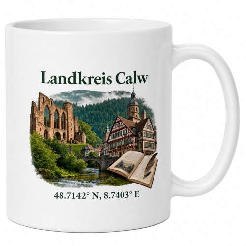Tasse »Landkreis Calw – Kultur &...