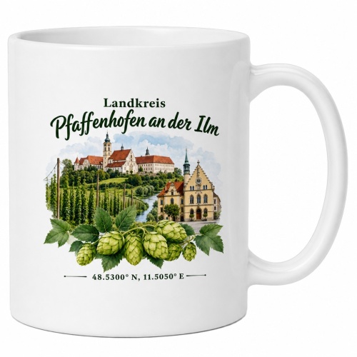 Tasse »Landkreis Pfaffenhofen an der Ilm«
