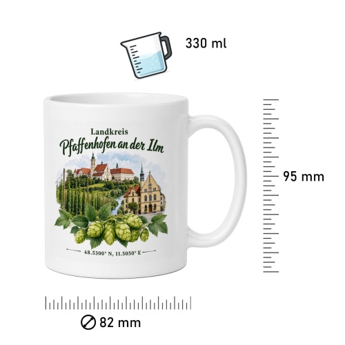 Tasse »Landkreis Pfaffenhofen an der Ilm«