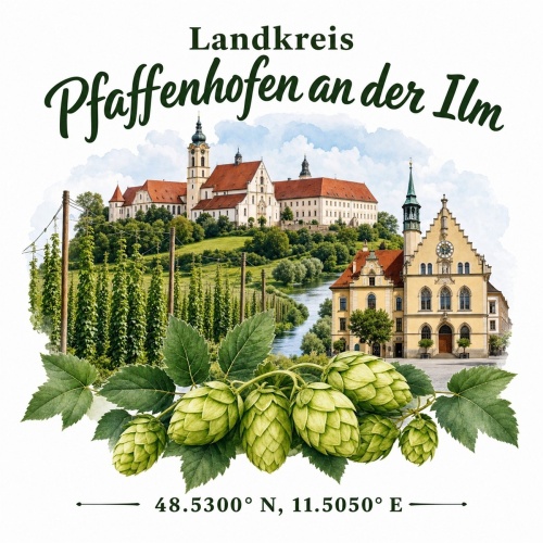 Tasse »Landkreis Pfaffenhofen an der Ilm«
