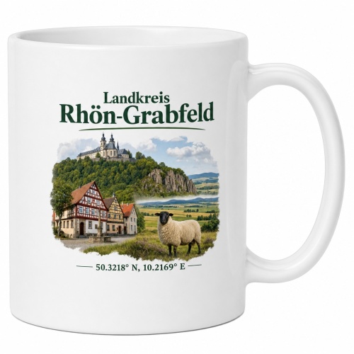 Tasse »Landkreis Rhön-Grabfeld«