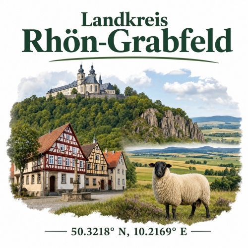 Tasse »Landkreis Rhön-Grabfeld«