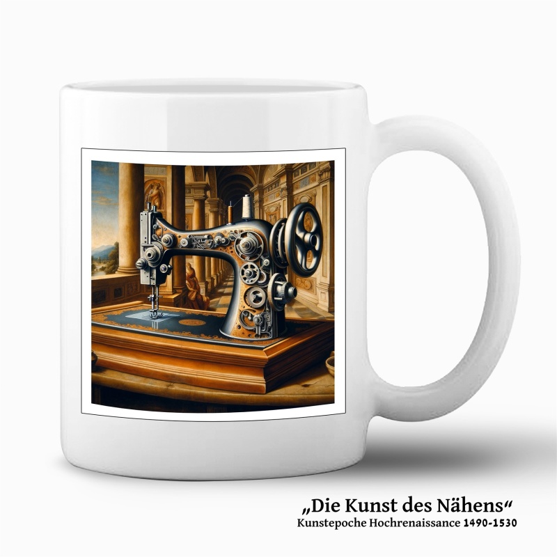 Tasse "Die Kunst des Nähens - Hochrenaissance"