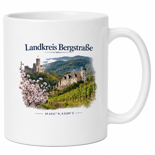 Tasse »Landkreis Bergstraße«