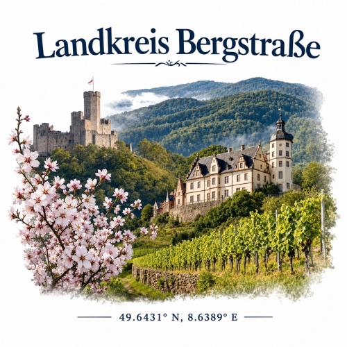 Tasse »Landkreis Bergstraße«