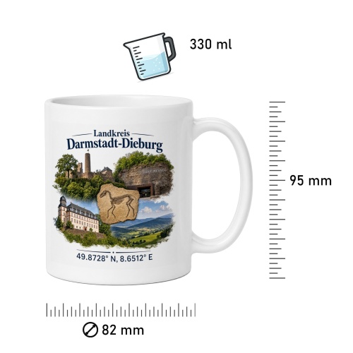 Tasse »Landkreis Darmstadt-Dieburg«