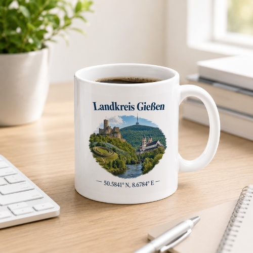 Tasse »Landkreis Gießen – Burgen &...