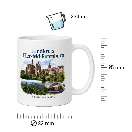 Tasse »Landkreis Hersfeld-Rotenburg«