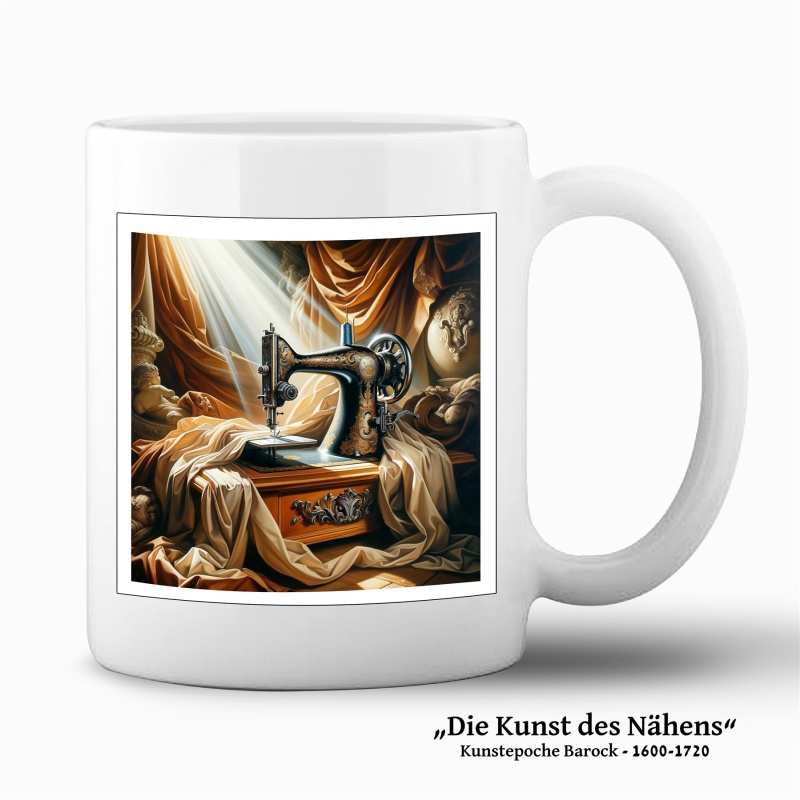Tasse "Die Kunst des Nähens - Barock"