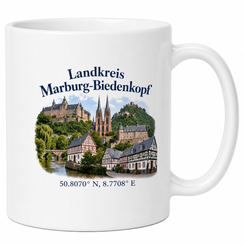 Tasse »Landkreis Marburg-Biedenkopf«