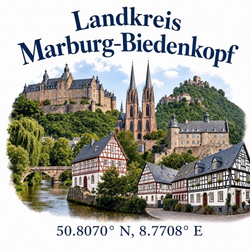 Tasse »Landkreis Marburg-Biedenkopf«