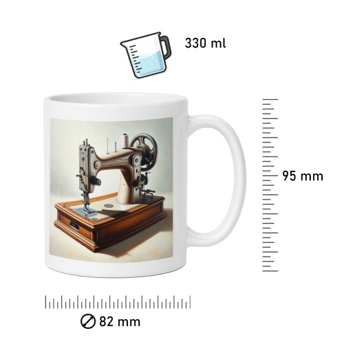 Tasse »Die Kunst des Nähens - Realismus«