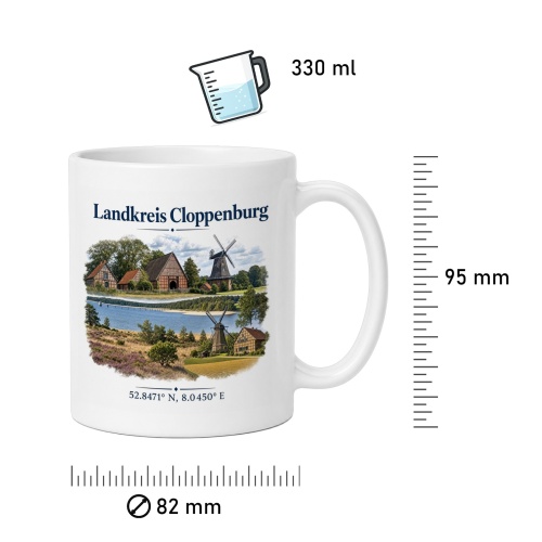 Tasse »Landkreis Cloppenburg«