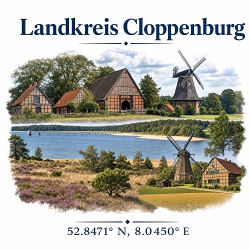 Tasse »Landkreis Cloppenburg«