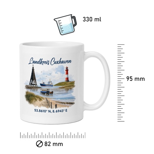 Tasse »Landkreis Cuxhaven«