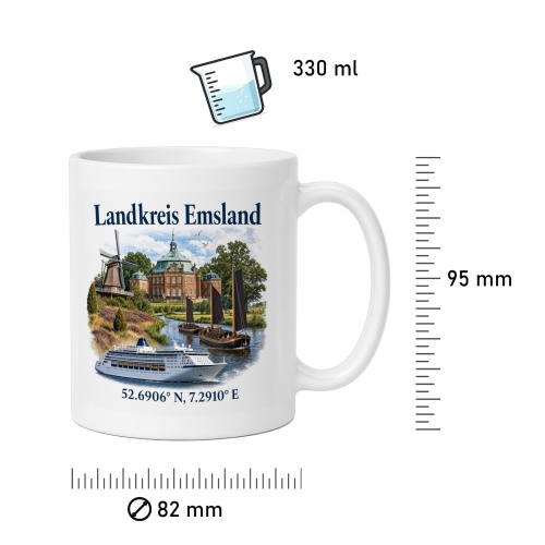 Tasse »Landkreis Emsland«