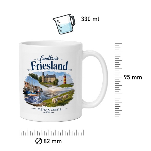 Tasse »Landkreis Friesland«