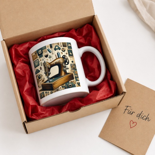 Tasse »Die Kunst des Nähens - Iconic Illustration«